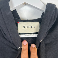 Gucci Black Red Wolf Hoodie Size XS