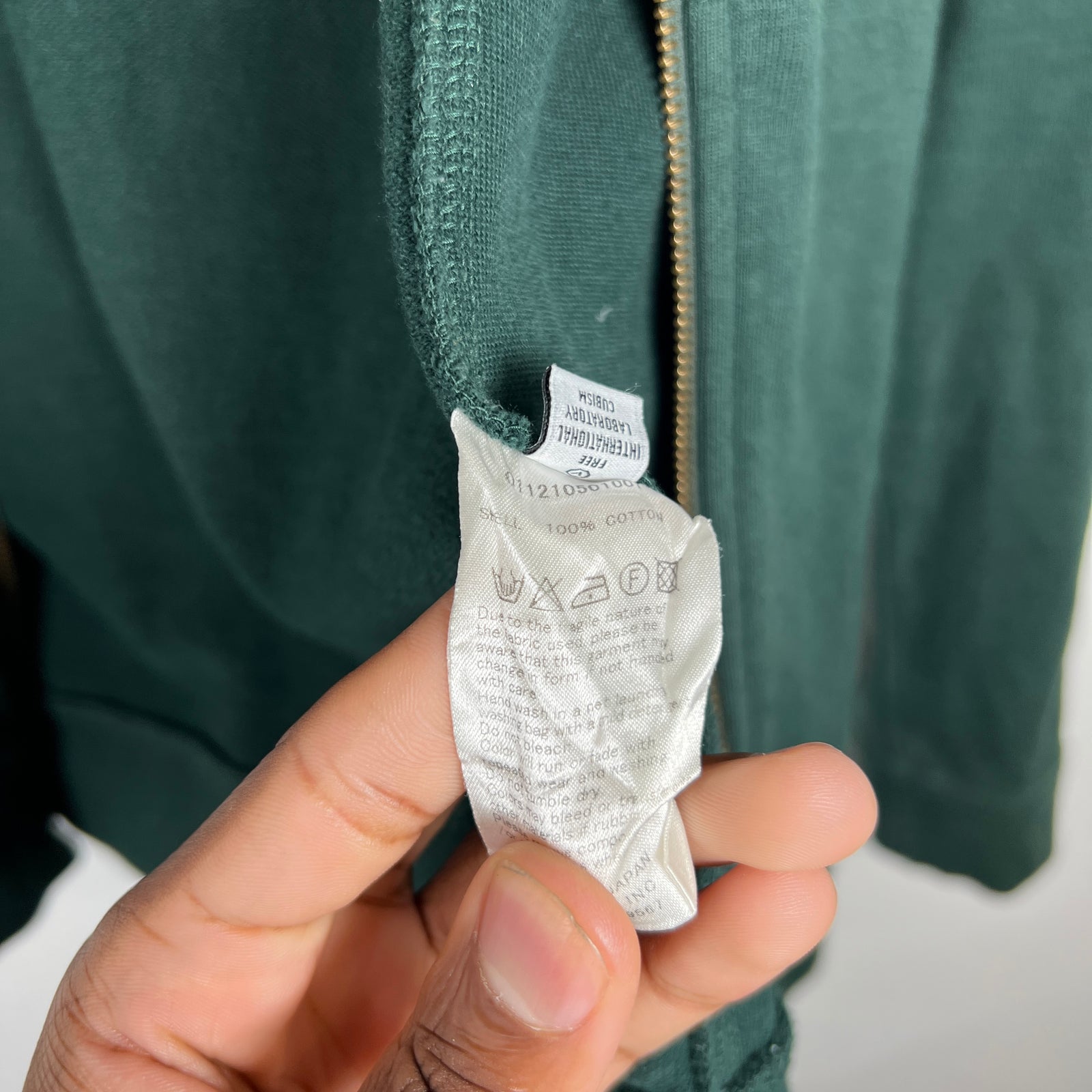 Visvim Green JV Hoodie Size 1
