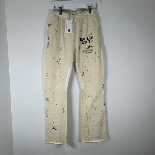 Gallery Dept. Cream Paint Splatter Sweatpants Size S