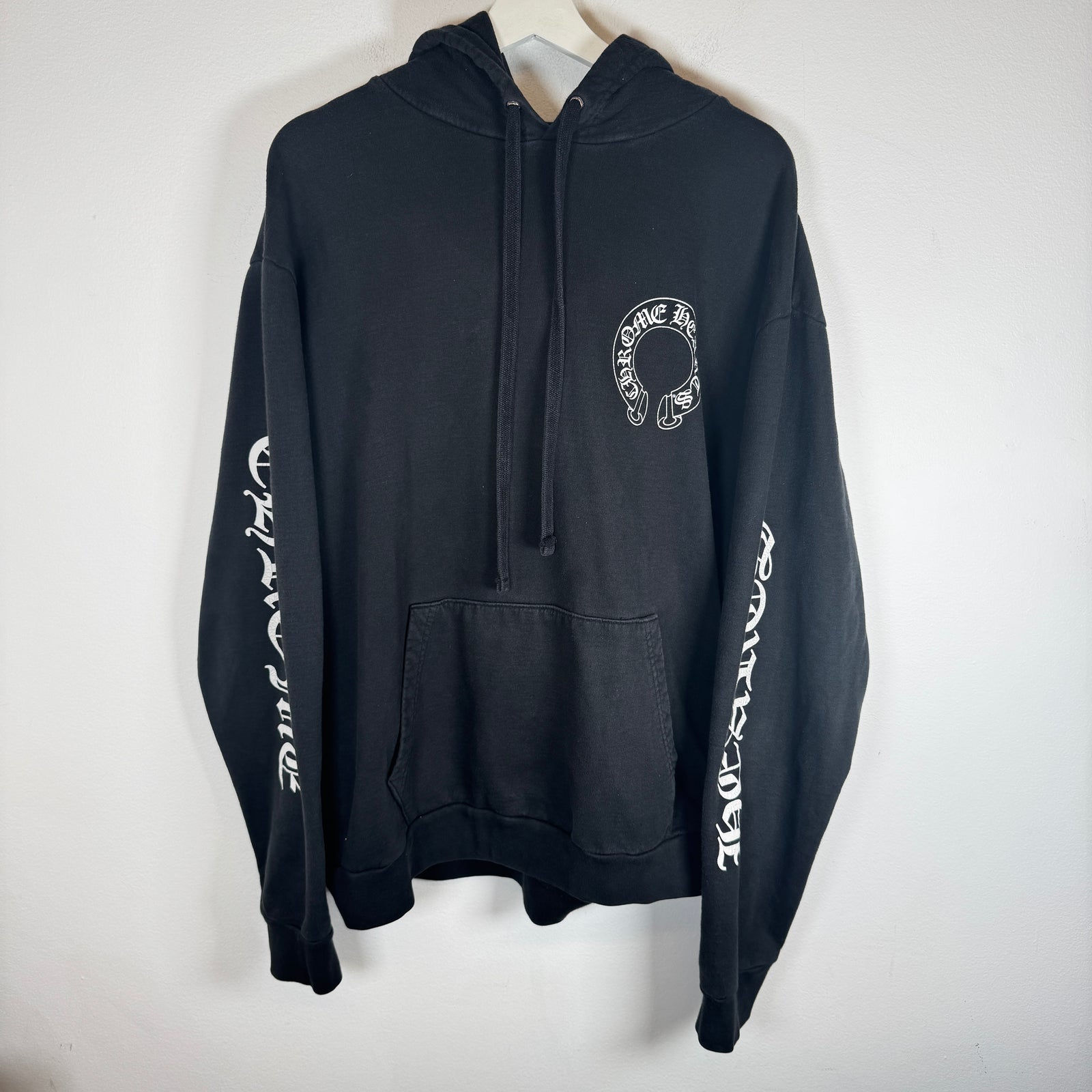 Chrome Hearts Black Matty Boy Chomper Hoodie Size L
