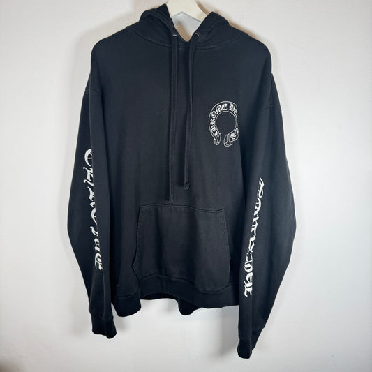 Chrome Hearts Black Matty Boy Chomper Hoodie Size L