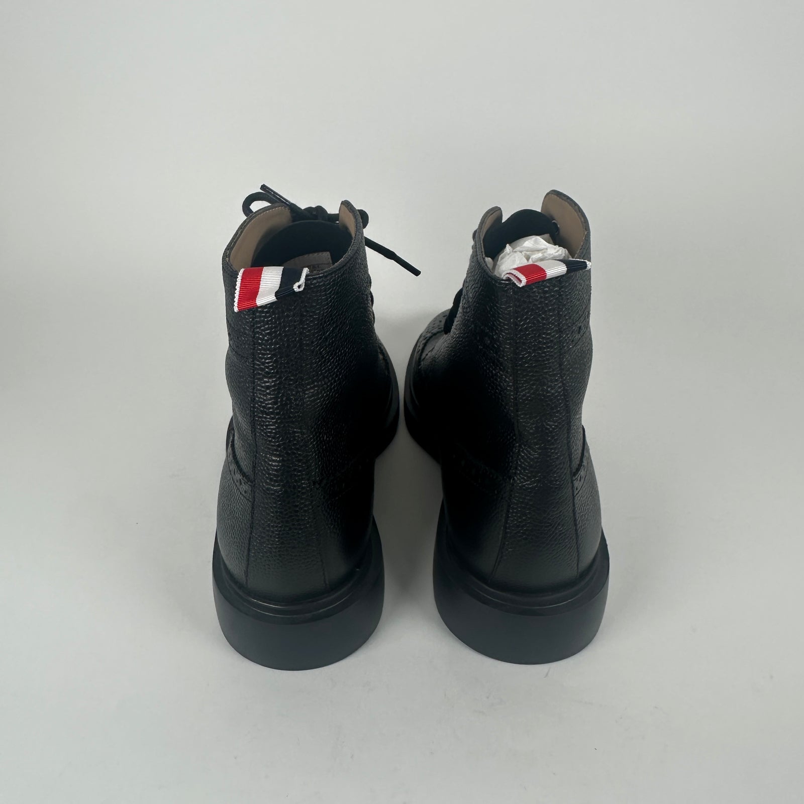 Thom Browne Wingtip Pebble Grain Boot Size 8