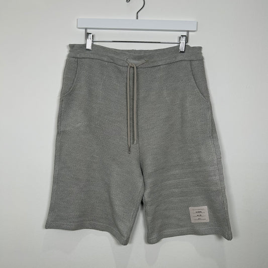 Thom Browne Grey Knit Shorts Size 4