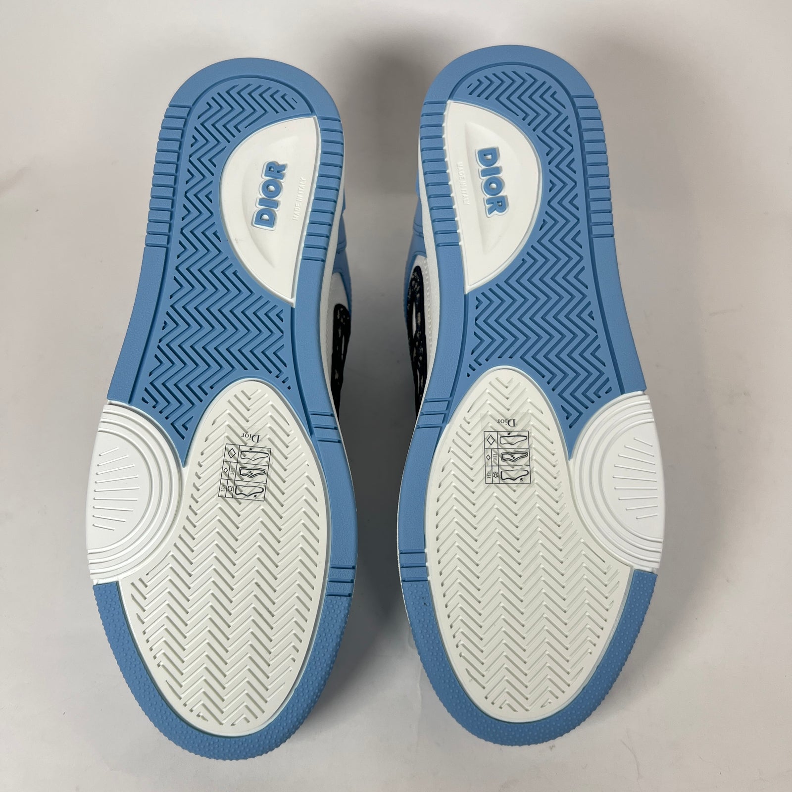 Dior B57 Light Blue Oblique Sneaker Size 45