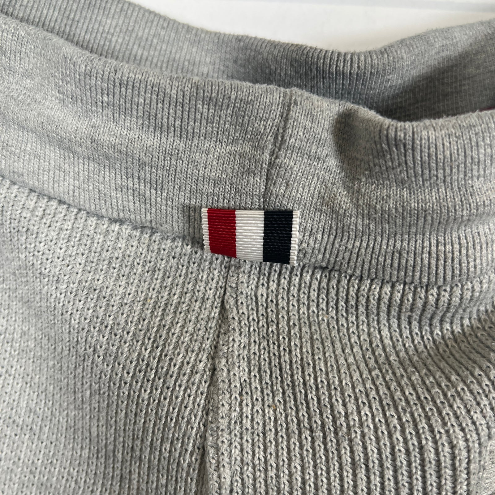 Thom Browne Grey Stripe Shorts Size 4