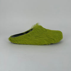 Marni Fussbett Sabot Grinch Green Mules Size 45