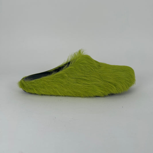 Marni Fussbett Sabot Grinch Green Mules Size 45
