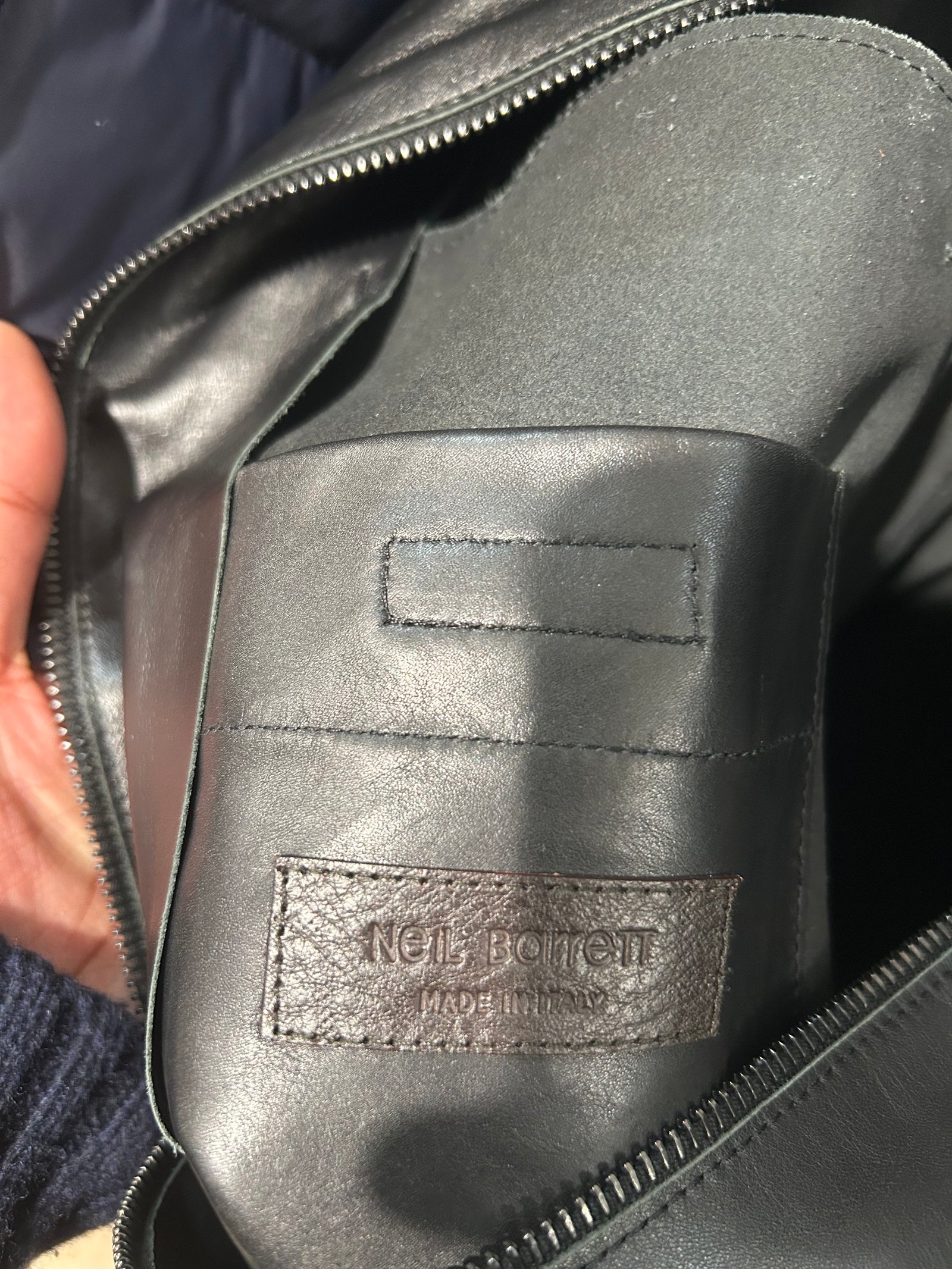 Niel Barret Raw Leather Jacket Size 50