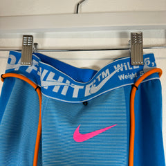 Off-White x Nike Blue Women's Easy Run Leggings Size XS