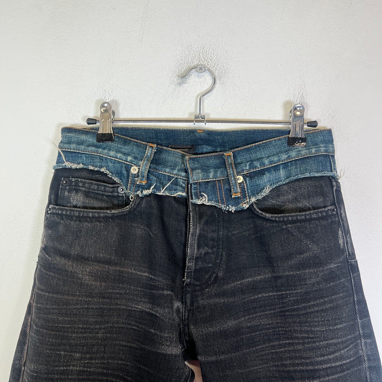 Dior Homme AW06 'These Grey Days' Cummerbund Jeans