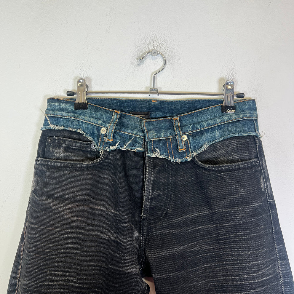 Dior Homme AW06 'These Grey Days' Cummerbund Jeans