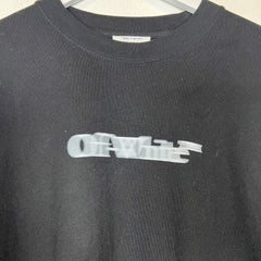 Off White Black Logo T-shirt Size XL