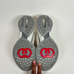 Gucci White Interlocking G Runner Size GG 10