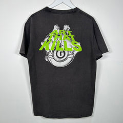 Gallery Dept. Grey Skull 'ATK' T-Shirt Size M