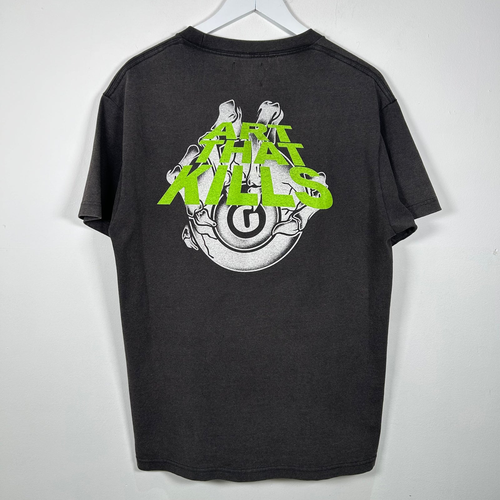 Gallery Dept. Grey Skull 'ATK' T-Shirt Size M