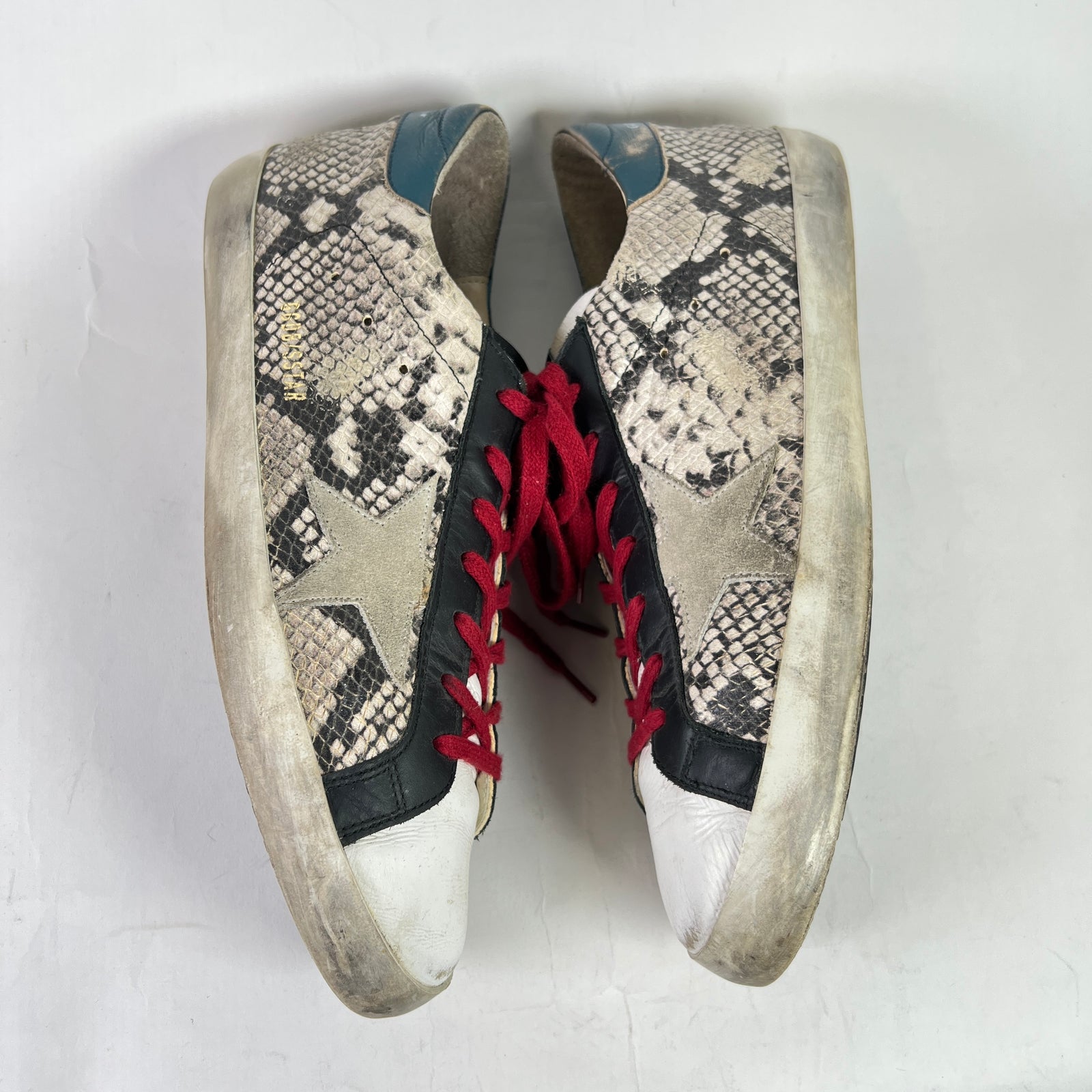 Golden Goose Python Superstar Sneakers