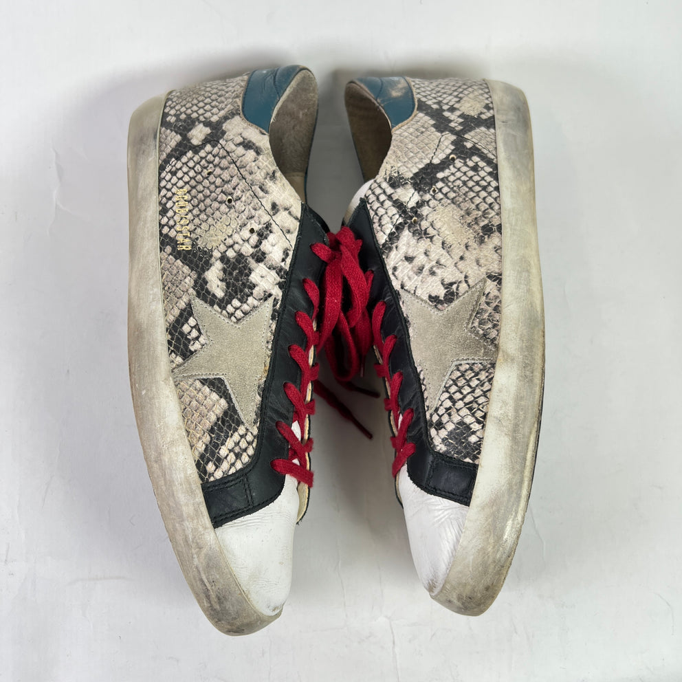 Golden Goose Python Superstar Sneakers