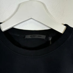 Helmut Lang Black Flower Tee Size L