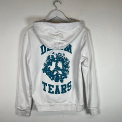 Denim Tears White/Blue University Zip-Up Hoodie Size M