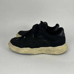 MMY Wayne Black Low Top Sneakers Size 44