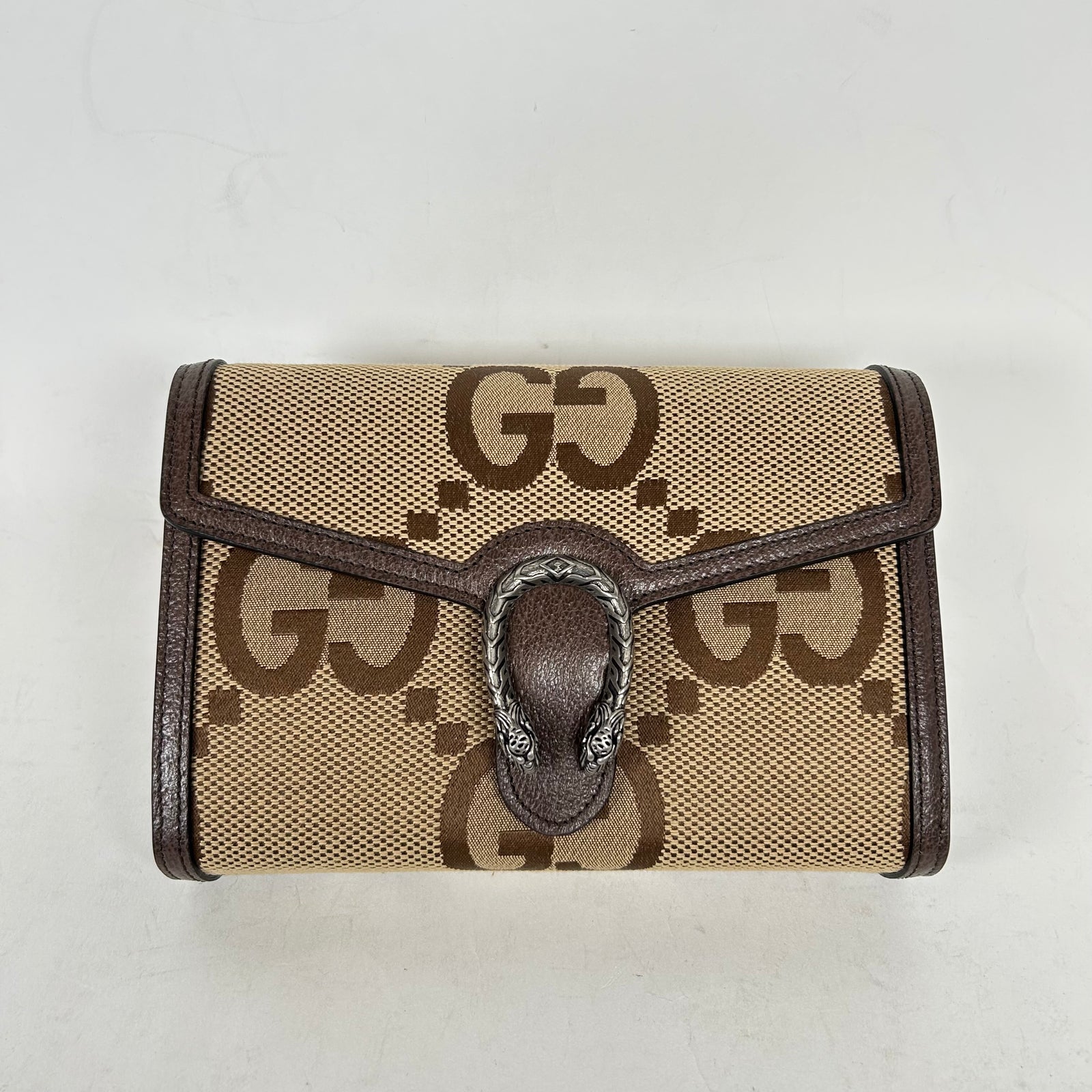 Gucci Dionysus Brown Jumbo GG Shoulder Bag