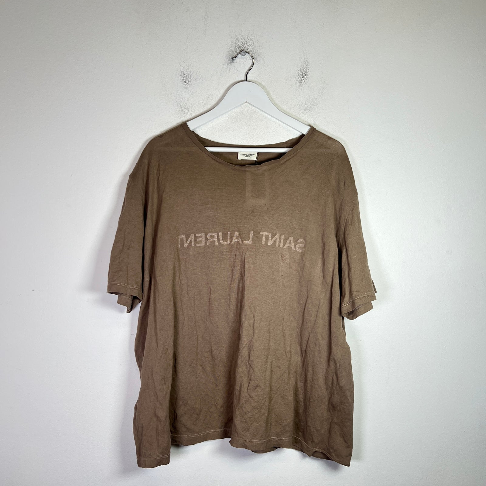 Saint Laurent Reverse Logo T-Shirt