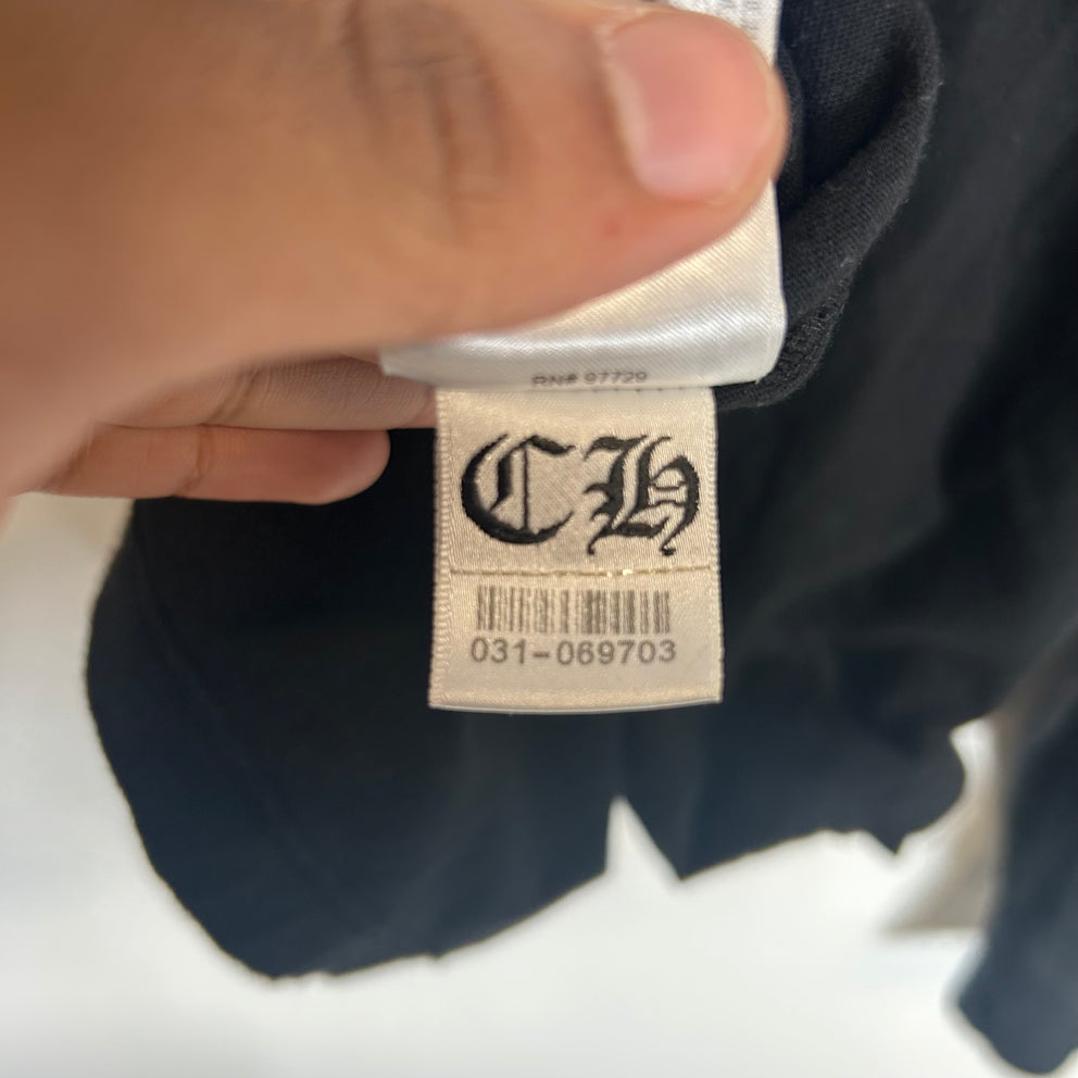 Chrome Hearts Black Horseshoe Longsleeve Size M