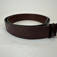 Gucci Square G Buckle Monogram Belt