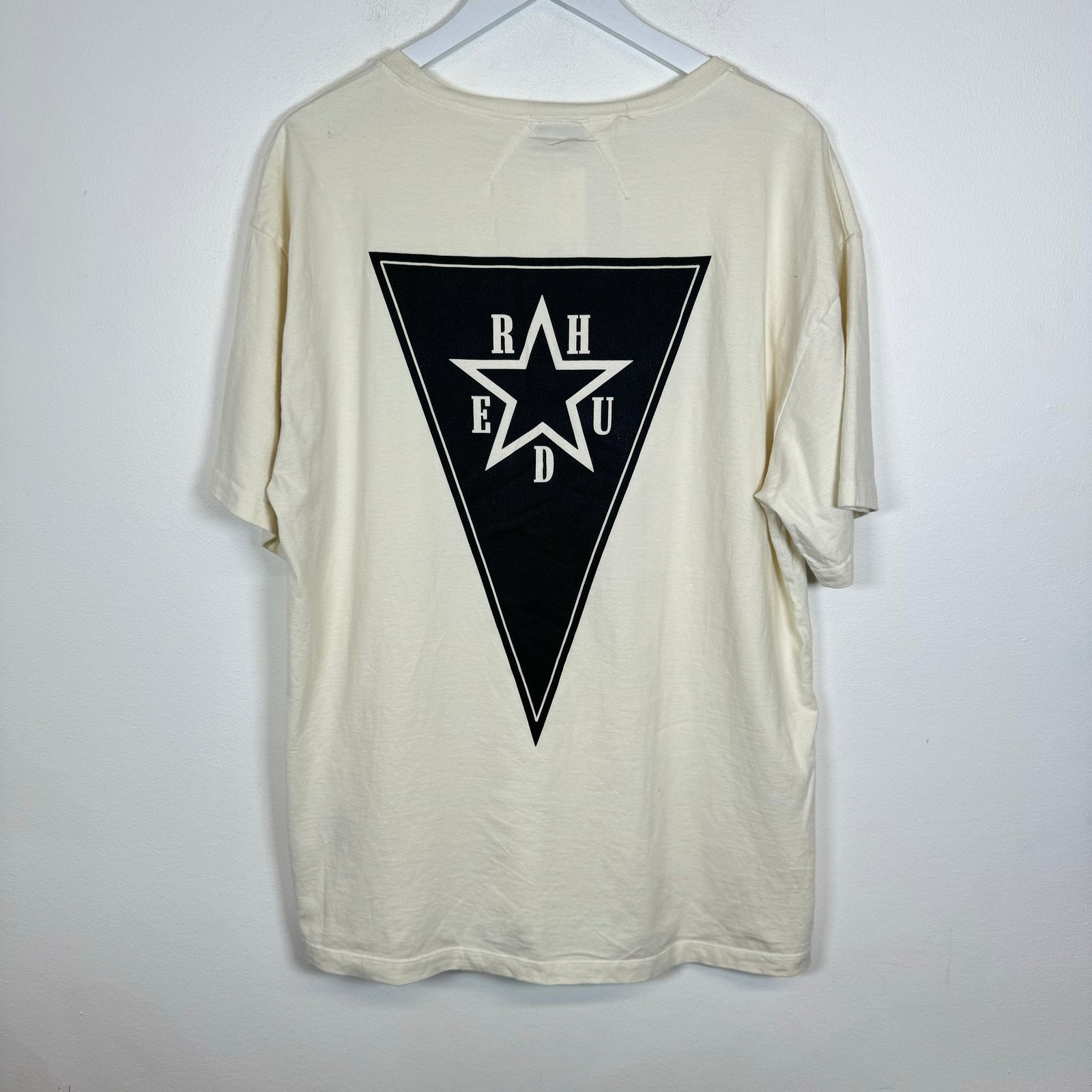 Rhude Cream 'Dear God' Tee Size M