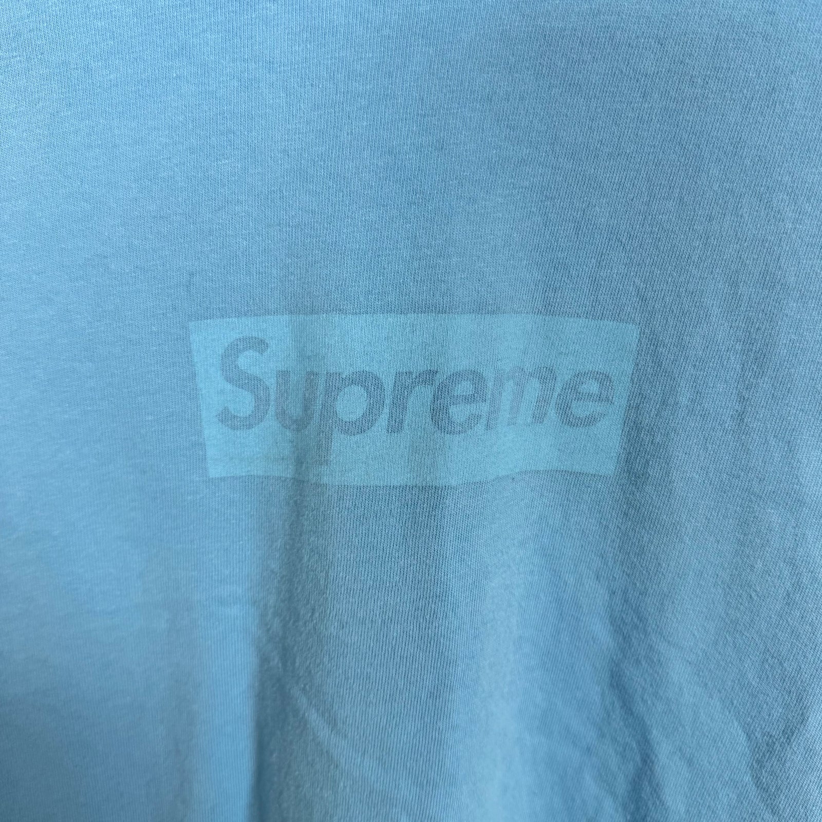 Supreme Light Blue Bogo Tee Size L