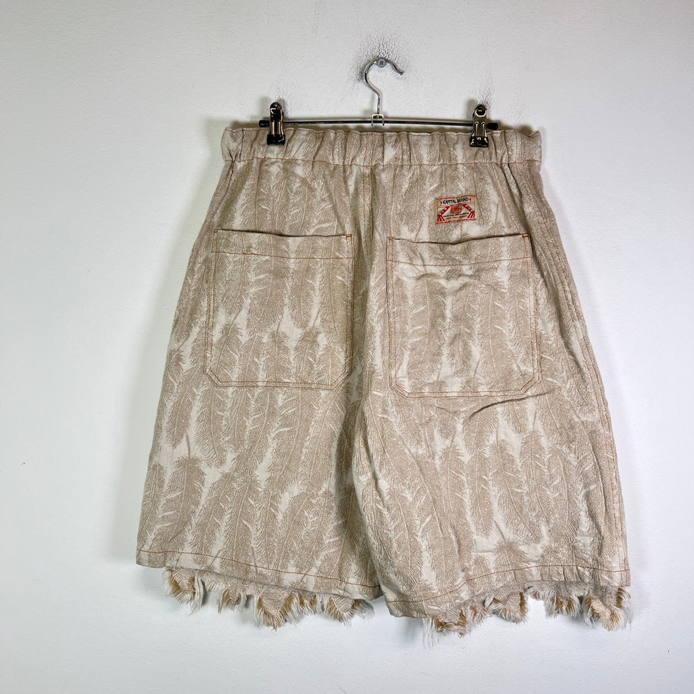 Kapital 12oz Magpie Denim Feather Shorts