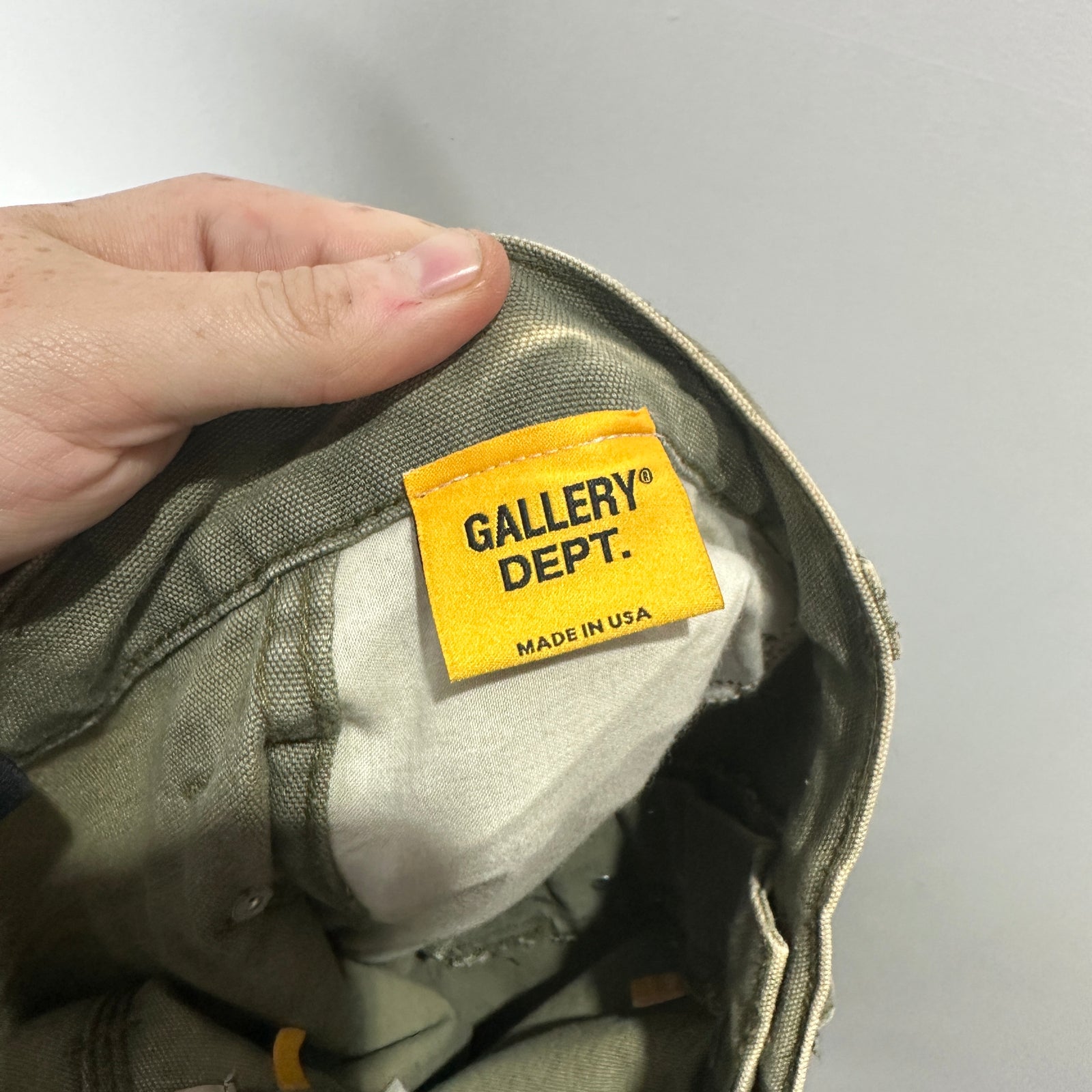 Gallery Dept. Green Flare Carpenters Size 36