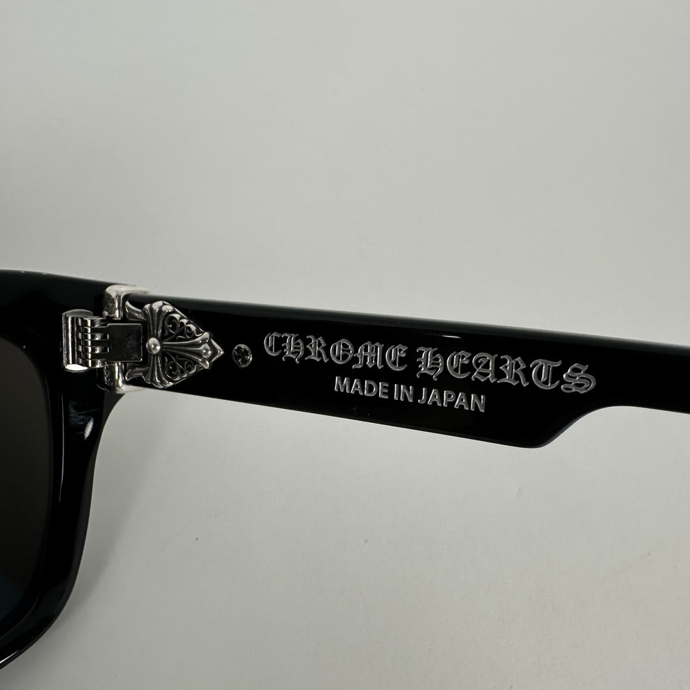 Chrome Hearts Black Box Officer Sunglasses