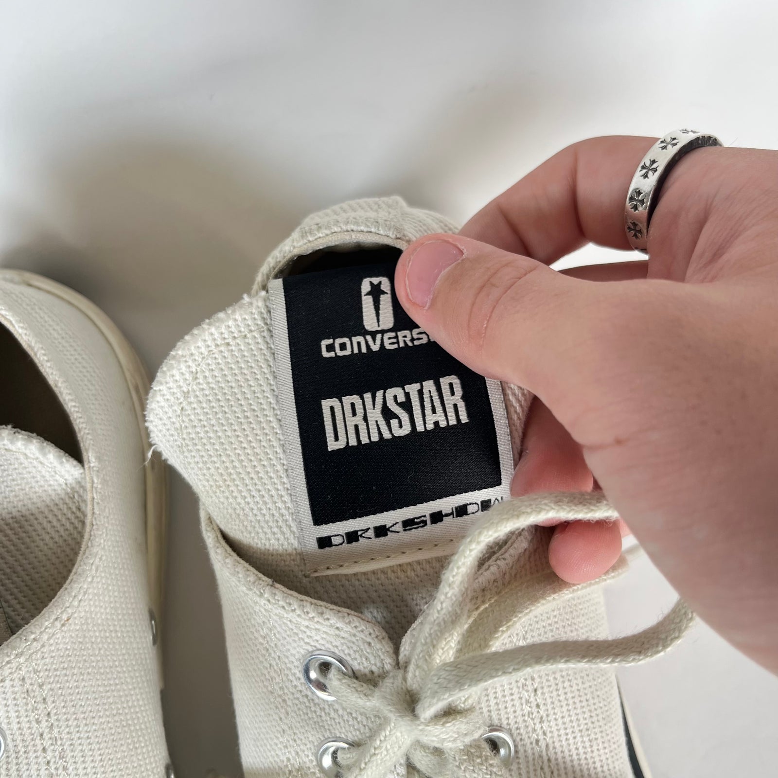 Rick Owens x Converse Round Toe Low Top Size 43