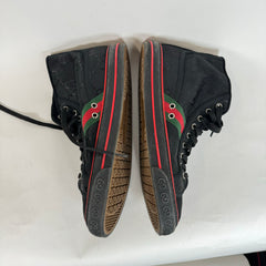 Gucci Black Tennis 1977 High Top Sneaker Size 9