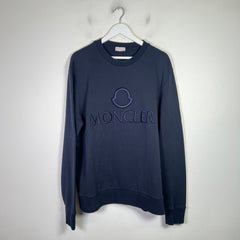 Moncler Embroidered Logo Crewneck