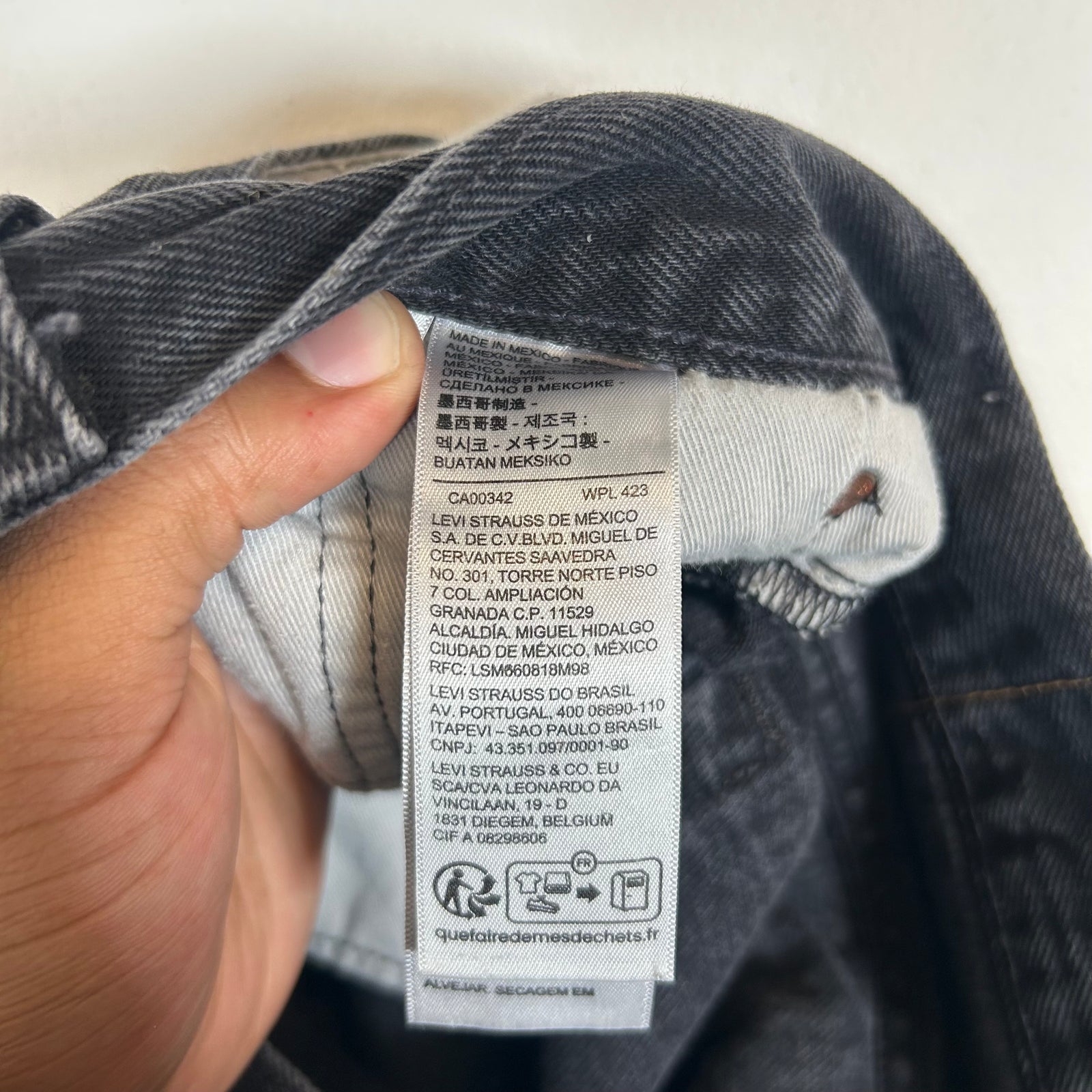 Denim Tears Black Wreath Jeans Size 30