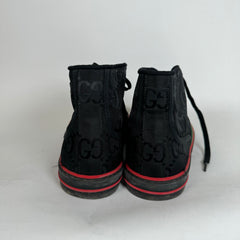 Gucci Black Tennis 1977 High Top Sneaker Size 9