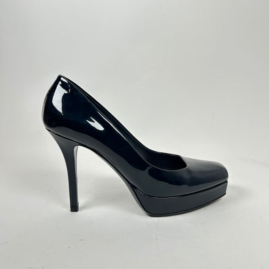 Gucci Midnight Blue Patent Leather Pumps Size 36.5