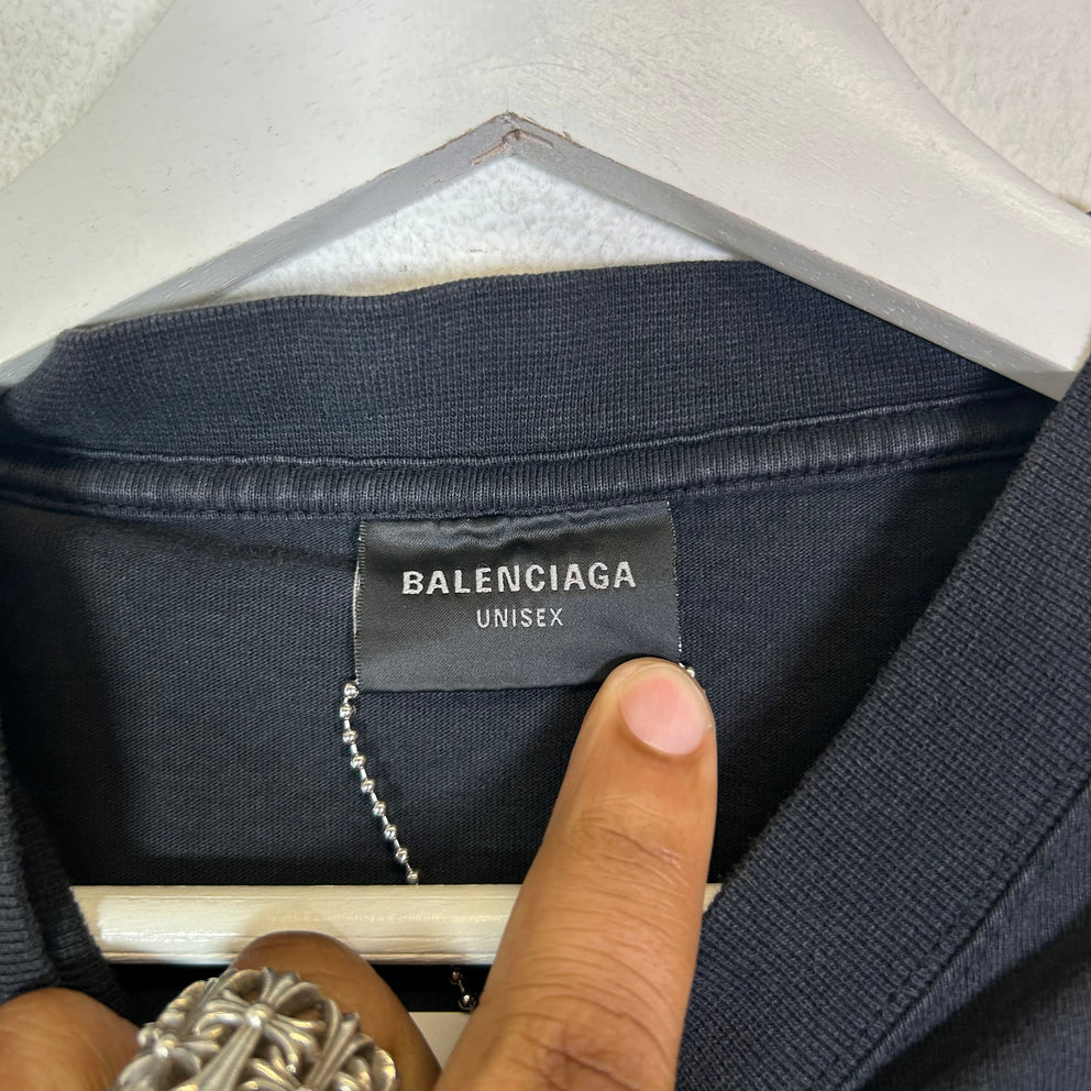 Balenciaga Uniform Patch Logo T-Shirt