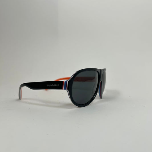 Dolce & Gabbana Black Havana Orange Sunglasses