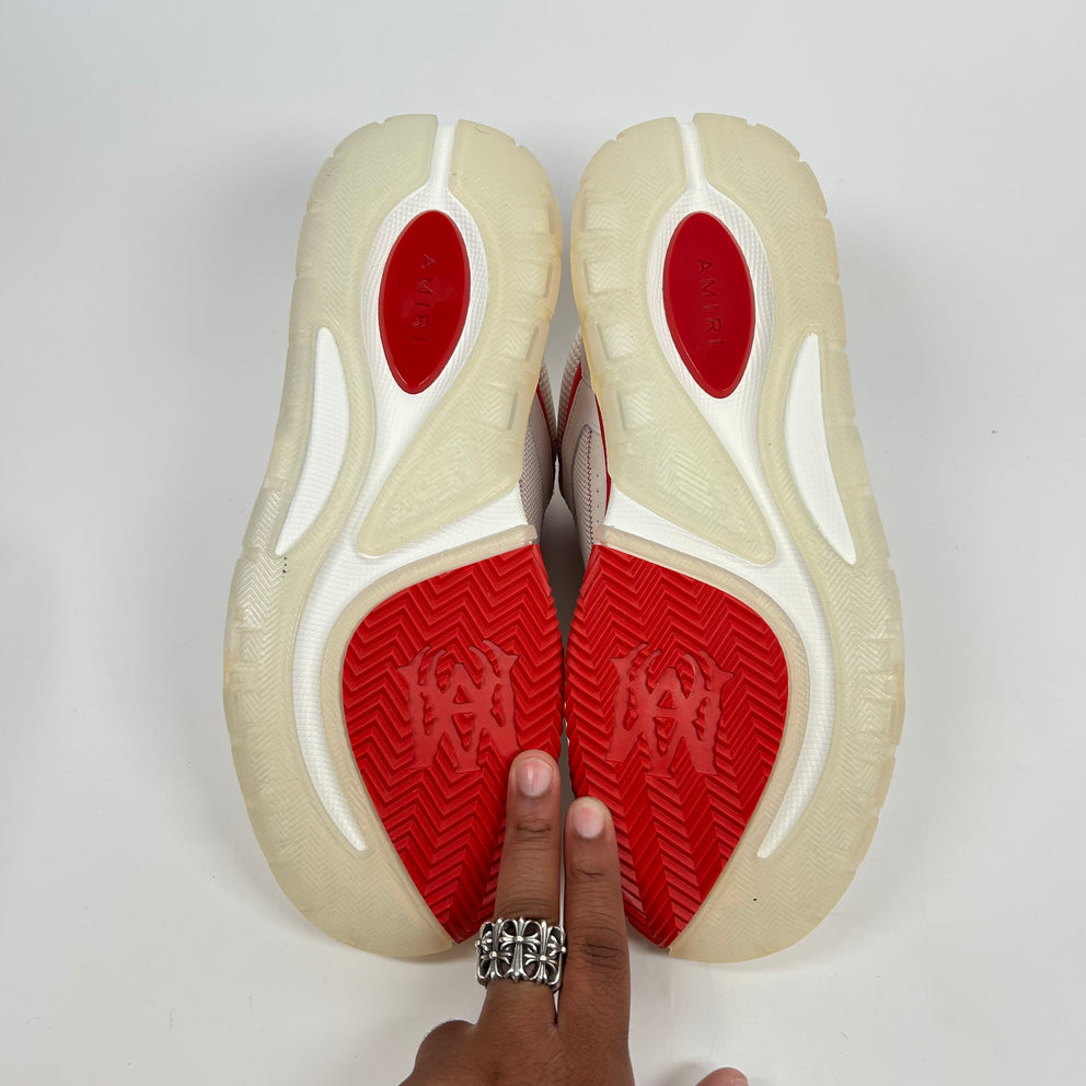 Amiri White/Red MA-1 Sneaker Size 43