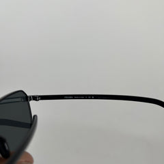 Prada Black Polarized Square Sunglasses
