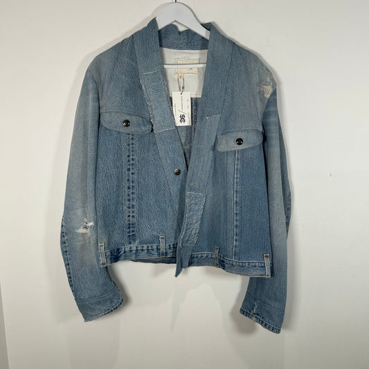 Greg Lauren Jean Patchwork GL1 Jacket Size 2