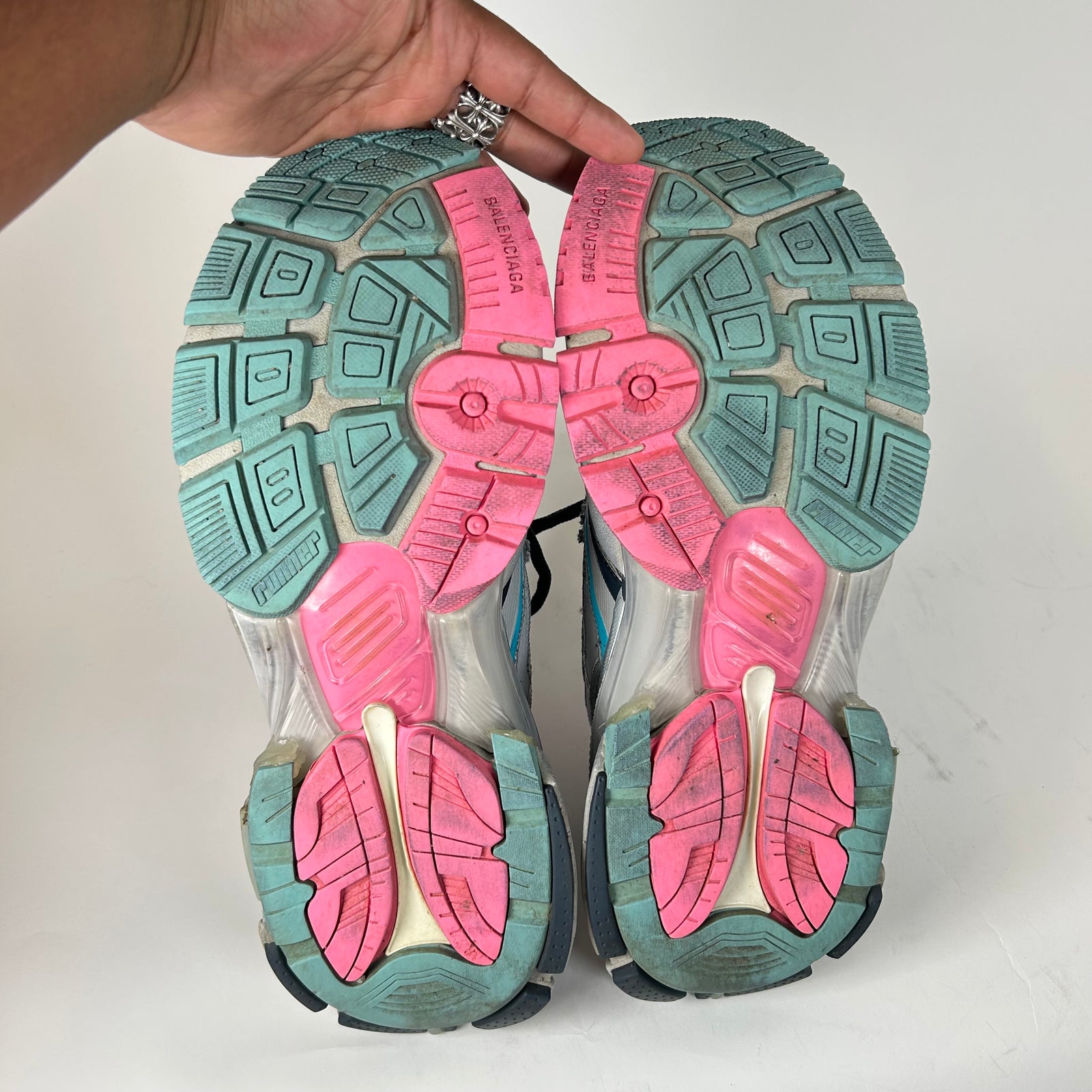 Balenciaga Multicolor Mesh Runner 2.0 Size 46