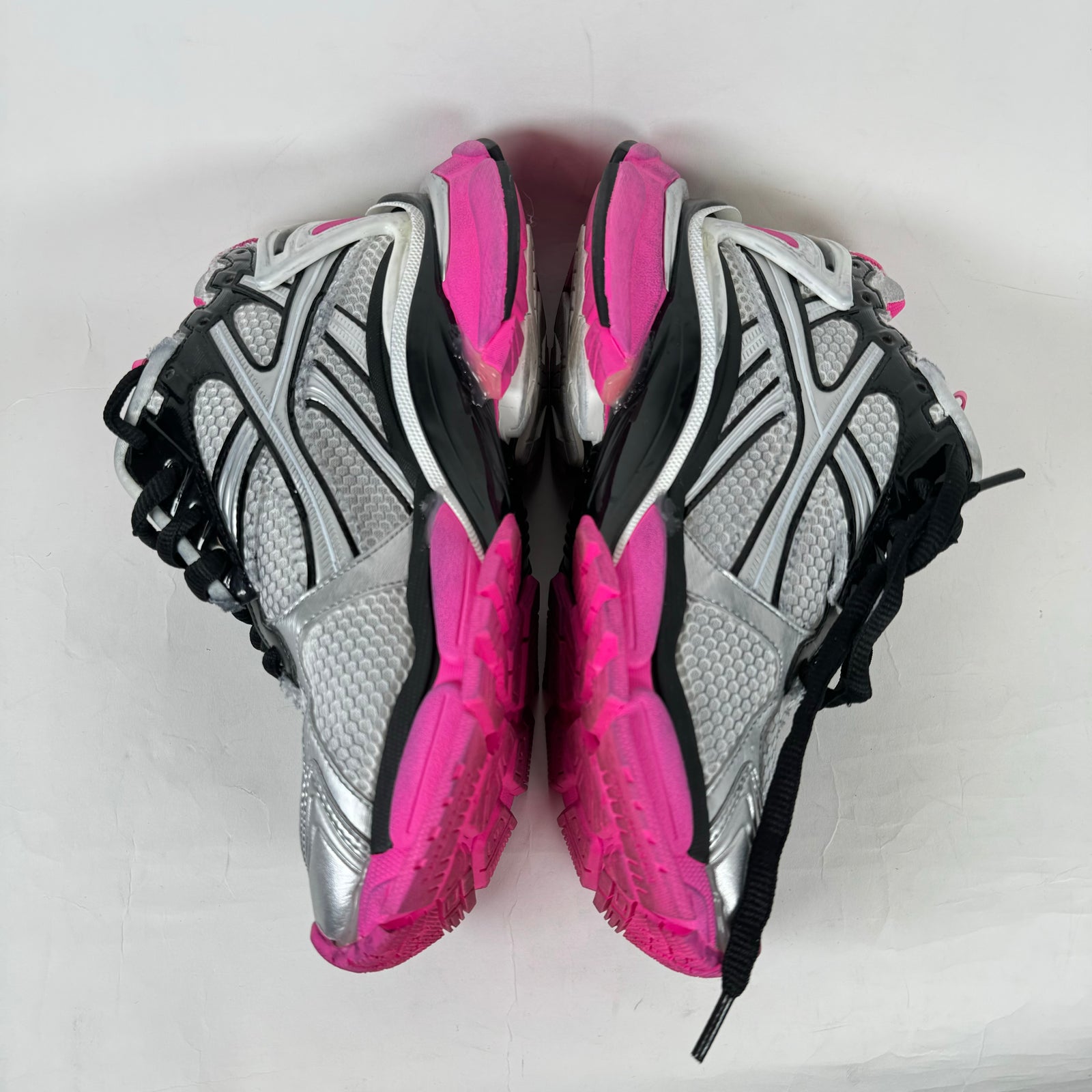 Balenciaga Black/Pink Runners Size 40
