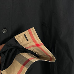 Burberry Brit Black Button-Up Dress Shirt Size L
