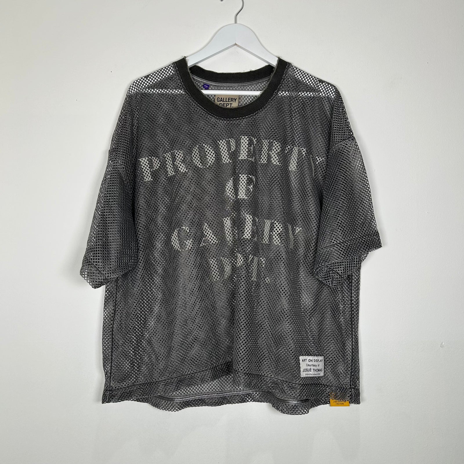 Gallery Dept Grey Gym Jersey Size 2XL