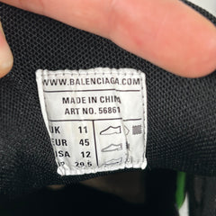 Balenciaga Black/Green Track 2 Sneaker Size 12