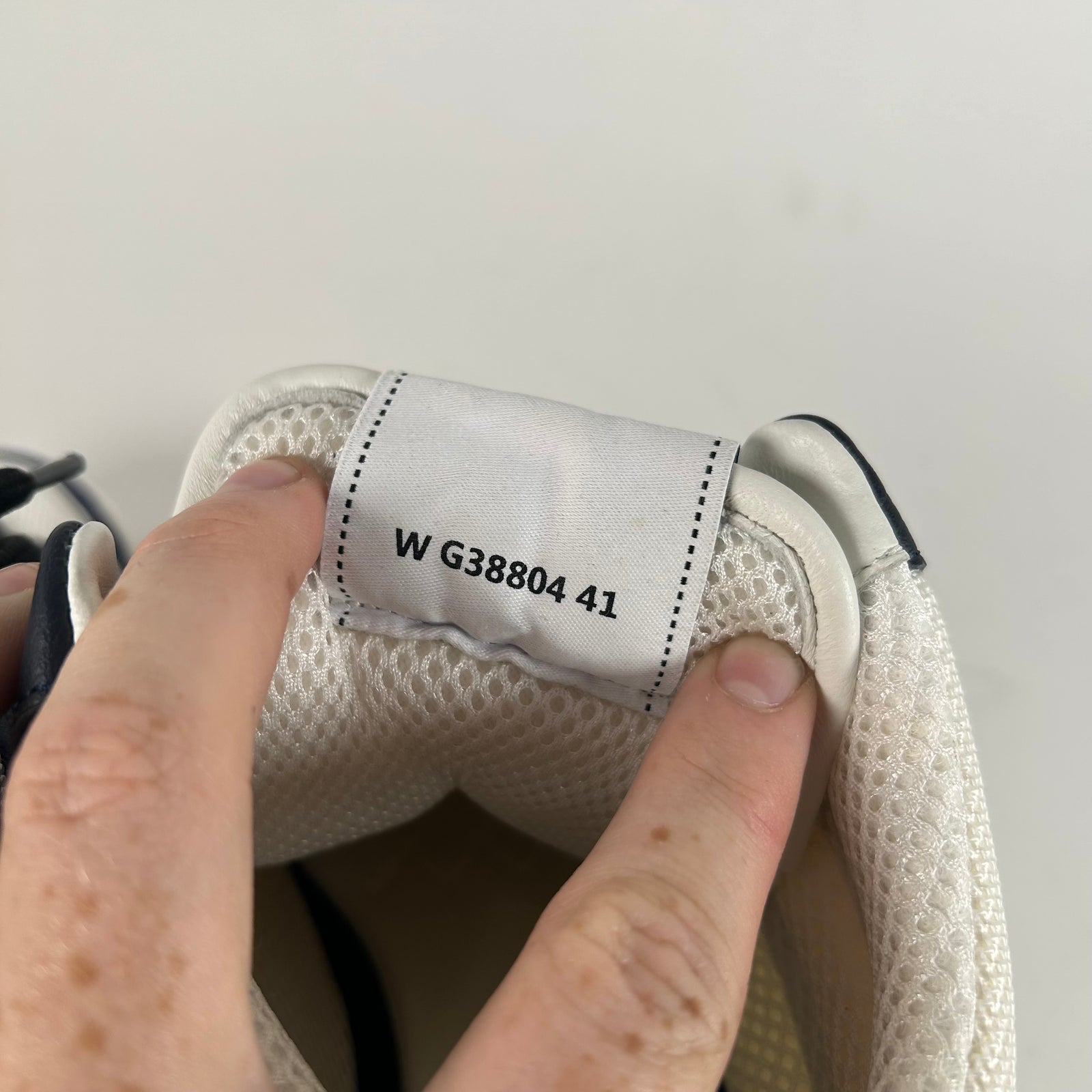 Chanel Navy 'Sport Ryder' CC Hightop Sneaker Size 8